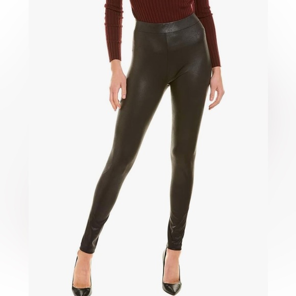 Vince Camuto Leather Coated Leggings - Picture 1 of 8